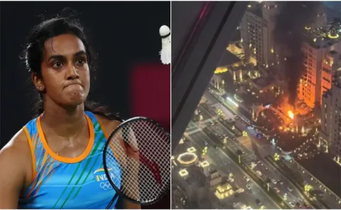 PV Sindhu returns home safely after harrowing Dubai ordeal as Middle East crisis costs her All England shot2