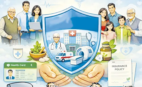 Commission Scam in Health Insurance: Andhra pradesh