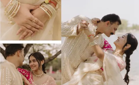 IPS Anshika Sambhal SP Bishnoi Wedding Romantic Photos goes viral