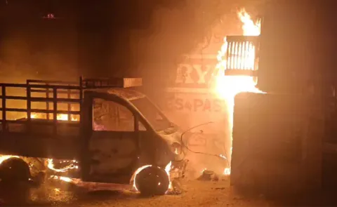 Transformer Blast Sparks Fire in Hyderabad’s Miyapur Colony