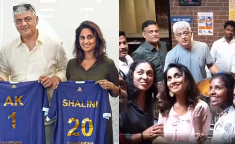 Ajith Kumar cooks his signature biriyani while wife Shalini teases him