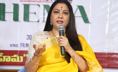 Tollywood actress Hema Comments at Meet The press 