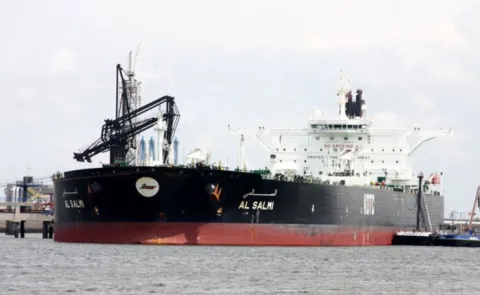 Kuwait Oil Tanker Hit at Dubai Port Oil Spill Feared