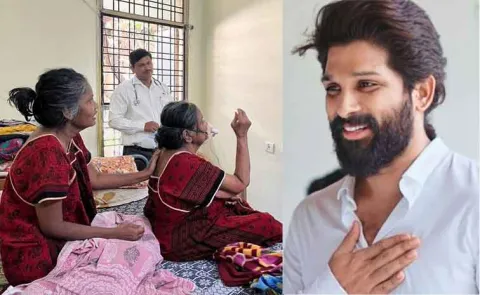 Actor Allu Arjun Helps to Pavala Shyamala
