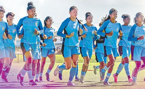 Indian womens football team ready for first match in Asia Cup tournament4