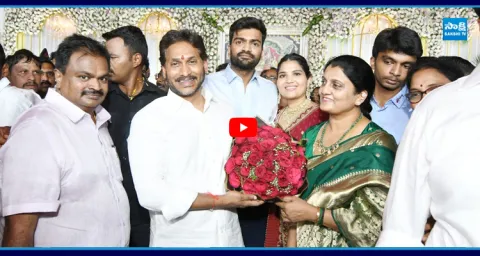 YS Jagan’s Attends Wedding and Blesses Newly Married Couple  3
