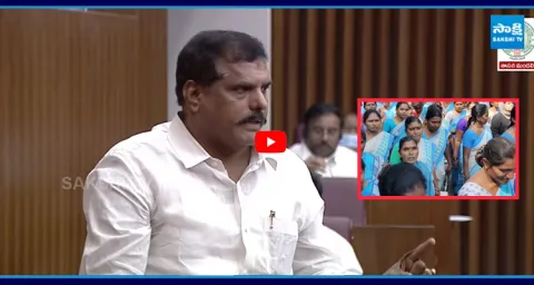 Botsa Satyanarayana Strong Counter to TDP Leaders Over Anganwadi Workers Problems 1