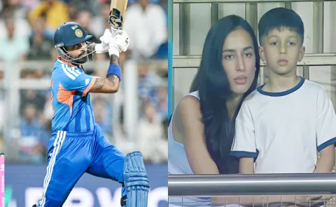 IND vs ENG Mahieka Epic Reaction As Hardik Pandya Son Schools Him7