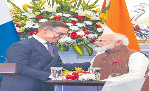 Narendra Modi remarks followed his talks with Finland President Alexander Stubb