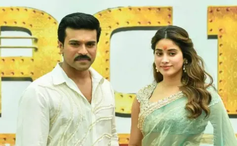 Ram Charan Special Wishes To Peddi actress Janhvi Kapoor1