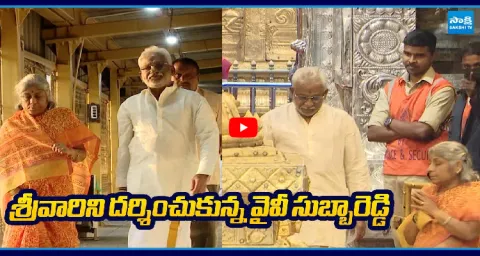 YV Subba Reddy Visits Tirumala Temple 1