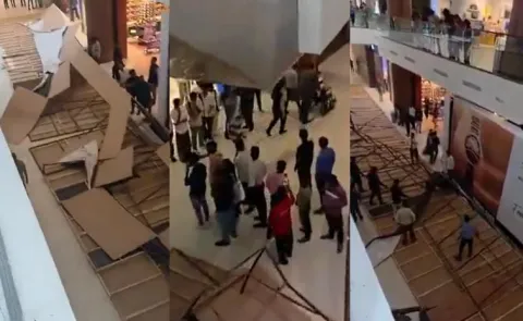 Accident At Lake Shore Mall Kukatpally Junction Hyderabad