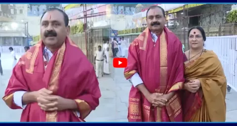 Former TTD Chairman Bhumana Karunakar Reddy Visits Tirumala 
