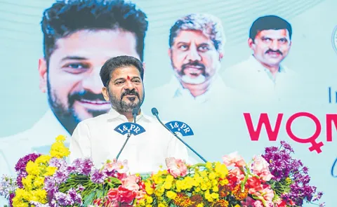 CM Revanth says We are giving utmost priority to women in govt administration