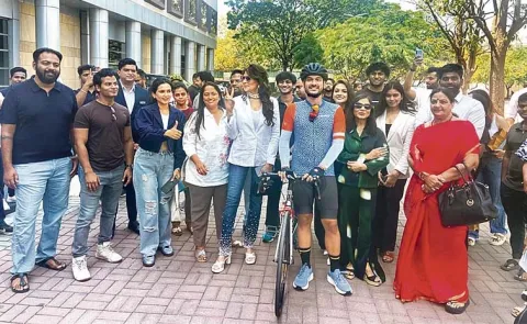 Hyderabad to Mumbai Cycle Tour 30 places to raise Fitness awareness