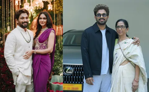 Allu Arjun Gifts Lexus Car To Mother Nirmala 