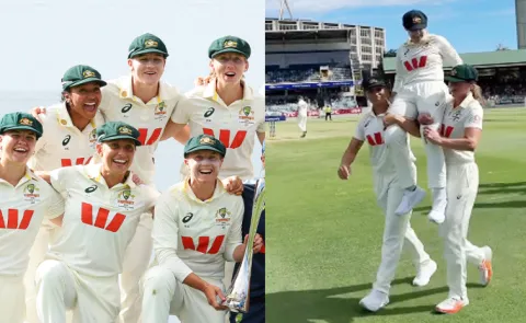 Alyssa Healy Carried On Shoulders Emotional Farewell Video