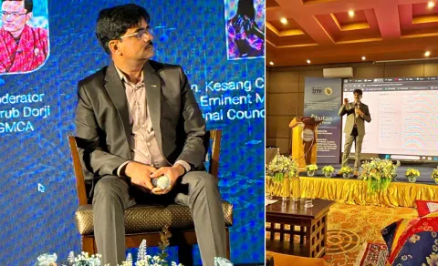 Sudhakar Reddy Udumula takes part in Bhutan AI event