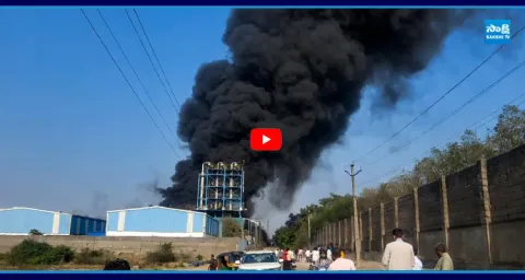 Massive Fire Accident at Chemical Factory In Gaddapotharam Sangareddy District 2