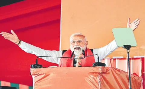 PM Narendra Modi pledges six guarantees if BJP wins