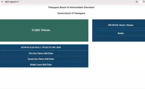 TGBIE Inter 1st Year Results 2026 to be announced on 12th April 2026: Telangana