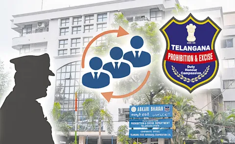 1912 Constables Transferred in Telangana Excise Department