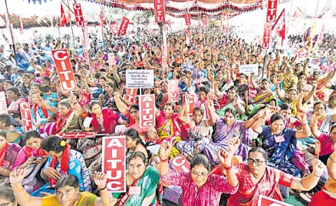 Anganwadi dharnas across the state on the 23rd  