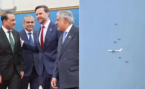  pakistan f16 escort jd vances aircraft