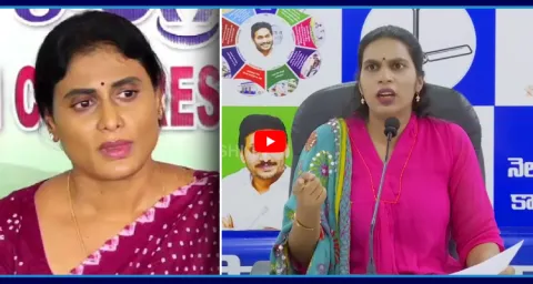 Kakani Poojitha Strong Counter To Sharmila Comments 1