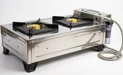 This hydrogen stove runs on water not gas
