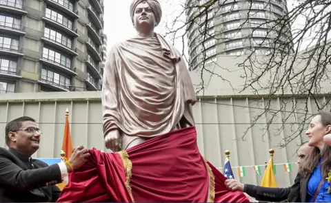 First Swami Vivekananda statue in US unveiled in Seattle city centre
