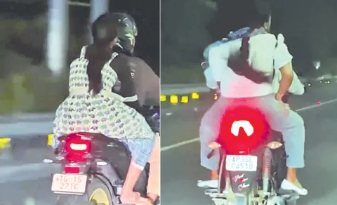 Two-Wheelers Spotted on ORR Safety Concerns Raised