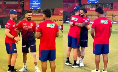 RCB Star Virat Kohli Wears Bandage On Leg Ahead Of LSG Clash2