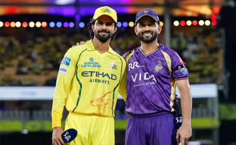 Reason Behind Why CSK And KKR Players Wearing Black Armbands4