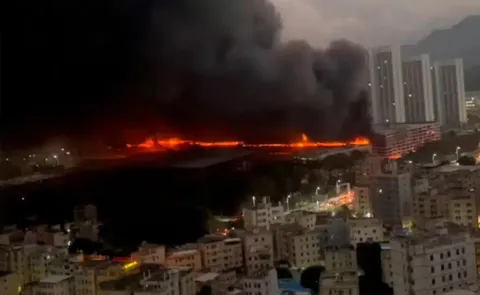 Massive Fire BYD Shenzhen HQ Parking Garage Sparks Safety Concerns3