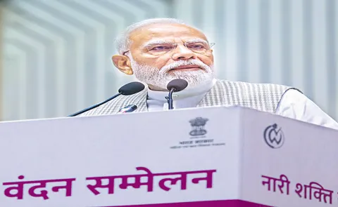 PM Narendra Modi to address Nari Shakti Vandan Sammelan