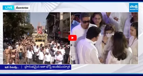 Singer Asha Bhosle Final Journey in Mumbai  5