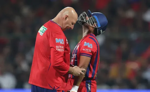 Rishabh Pant That Forced Him To Leave Field Mid-Match Vs RCB4