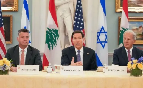  Israel and Lebanon hold first direct talks since 1993