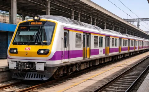 Indias first closed door non AC local train in mumbai1