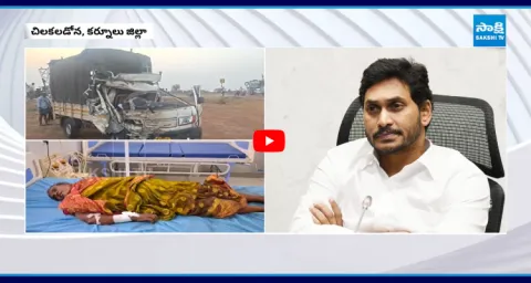 YS Jagan Reacts On Mantralayam Road Accident  1