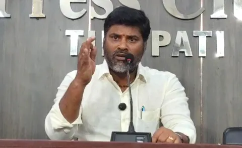 Mla Koneti Adimulam Son Suman Fires On Chandrababu