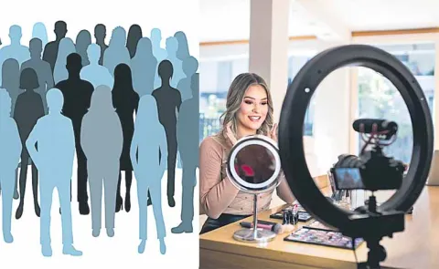 Content creators influencing retail