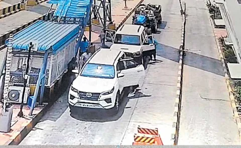 TDP MLA kidnaps toll plaza employee