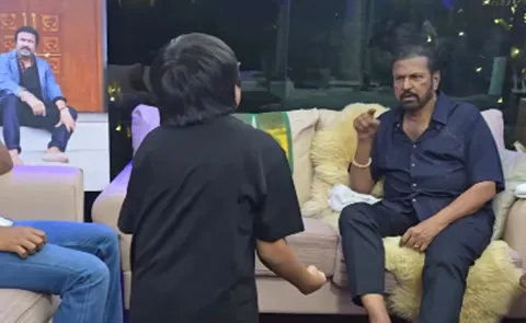 Manchu Vishnu Son Avram Warning To Mohan Babu, Funny Video Goes Viral
