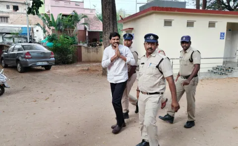 Police produced Pudi Srihari in court