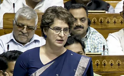 Priyanka Gandhi Fires On BJP in Lok Sabha