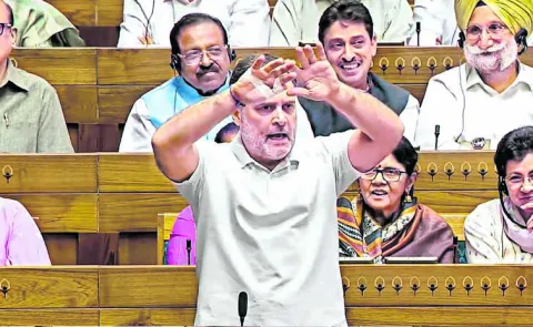 Delimitation is a conspiracy to change the face of the countrys elections says rahul 12