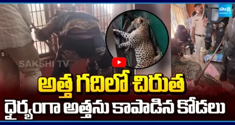 woman saved her mother-in-law From leopard 