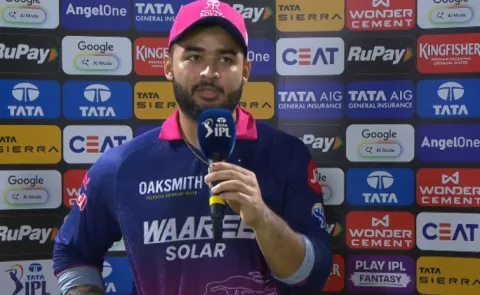 Rajasthan Royals Captain Riyan Parag Comments After Match Lost Vs KKR1